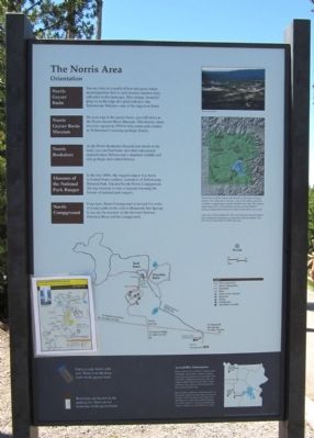 The Norris Area Marker. Click for full size. The Norris Area Marker image. Click for full size.