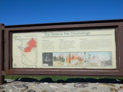 The Galena Fire Chronology Marker image. Click for full size.