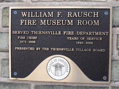 William F. Rausch Fire Museum Room image. Click for full size.