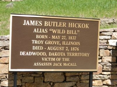 James Butler Hickok Marker image. Click for full size.
