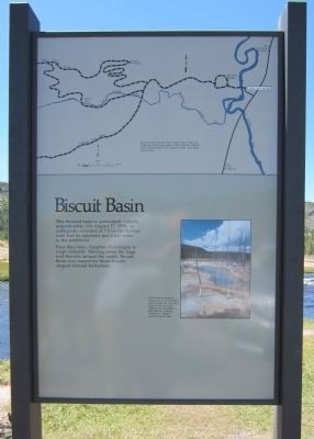 Biscuit Basin Marker image. Click for full size.