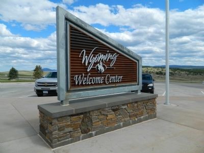 Wyoming Welcome Center image. Click for full size.