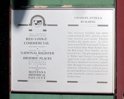 Charles Antilla Building Marker image. Click for full size.