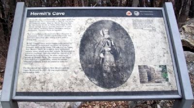 Hermit's Cave Marker image. Click for full size.