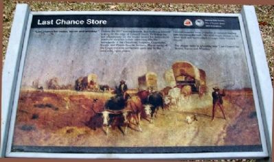 Last Chance Store Marker. Click for full size. Last Chance Store Marker image. Click for full size.
