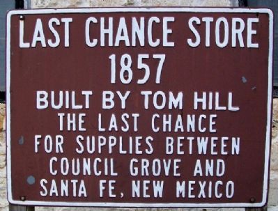 Last Chance Store Marker image. Click for full size.