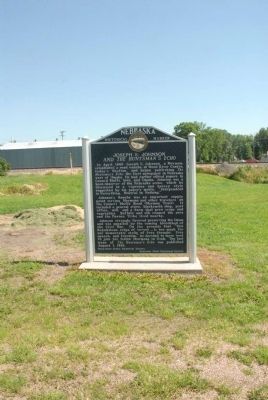 Joseph E. Johnson and the Huntsman’s Echo Marker. Click for full size. Joseph E. Johnson and the Huntsman’s Echo Marker image. Click for full size.