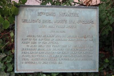 15th Ohio Infantry. Marker image. Click for full size.