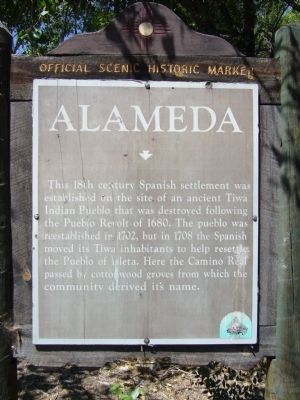 Alameda Marker. Click for full size. Alameda Marker image. Click for full size.