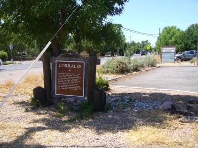 Corrales Marker. Click for full size. Corrales Marker image. Click for full size.