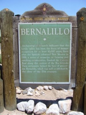 Bernalillo Marker image. Click for full size.