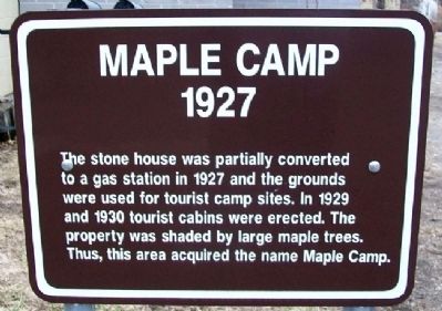 Maple Camp Marker image. Click for full size.