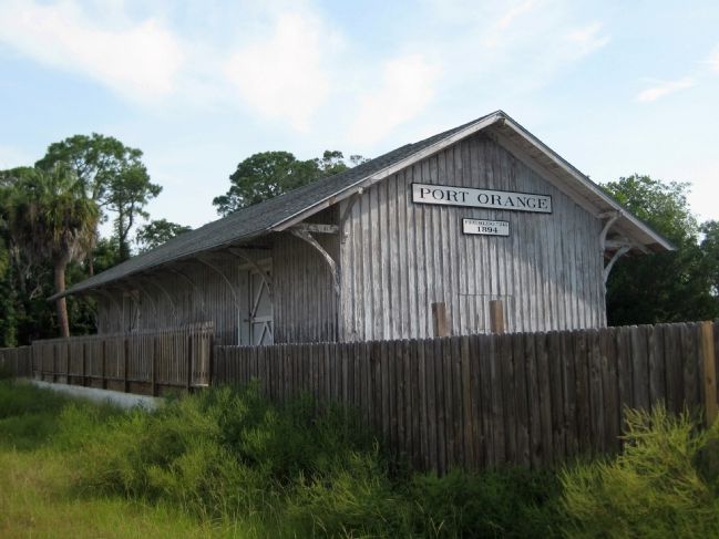 The Port Orange Florida East Coast Railway Freight Depot image. Click for full size.