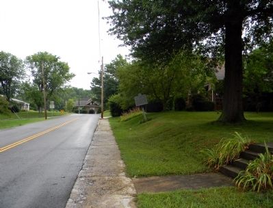 Wide view of the Alfred Eugene Jackson Marker. Click for full size. Wide view of the Alfred Eugene Jackson Marker image. Click for full size.