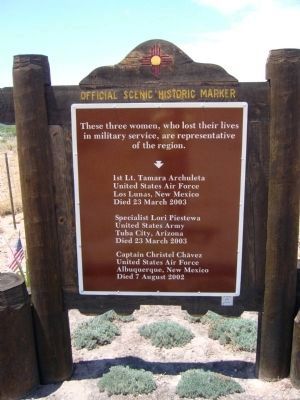 Women Veterans of New Mexico Marker. Click for full size. Women Veterans of New Mexico Marker image. Click for full size.