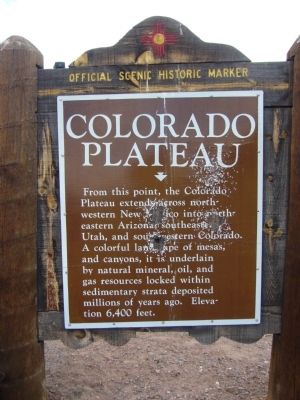 Colorado Plateau Marker image. Click for full size.