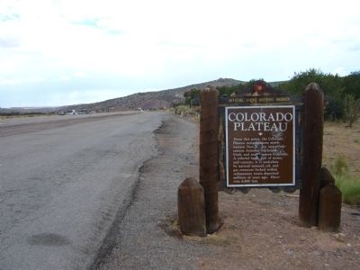 Colorado Plateau Marker. Click for full size. Colorado Plateau Marker image. Click for full size.