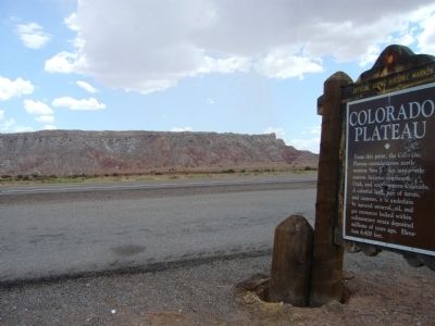 Colorado Plateau Marker. Click for full size. Colorado Plateau Marker image. Click for full size.
