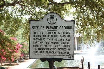Site of Parade Ground Marker image. Click for full size.
