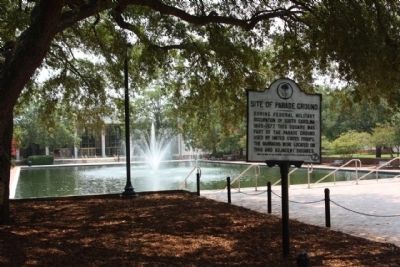Site of Parade Ground Marker image. Click for full size.