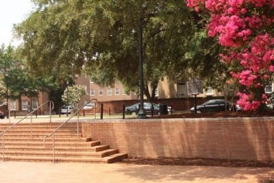 Site of Parade Ground Marker, Greene Street image. Click for full size.