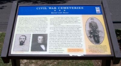 Civil War Cemeteries Marker image. Click for full size.