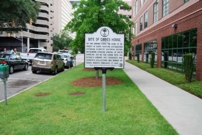 Site of Gibbes House Marker image. Click for full size.