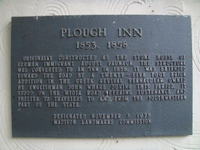 Plough Inn Marker image. Click for full size.