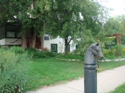 Plough Inn Marker. Click for full size. Plough Inn Marker image. Click for full size.