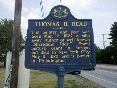 Thomas B. Read Marker. Click for full size. Thomas B. Read Marker image. Click for full size.