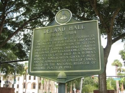 DeLand Hall Marker. Click for full size. DeLand Hall Marker image. Click for full size.