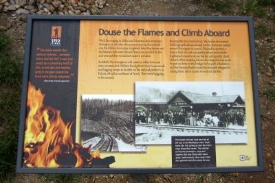 Douse the Flames and Climb Aboard Marker image. Click for full size.