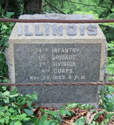 74th Illinois Infantry Monument image. Click for full size.