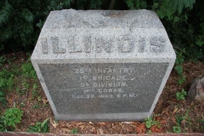 25th Illinois Monument. Click for full size. 25th Illinois Monument image. Click for full size.
