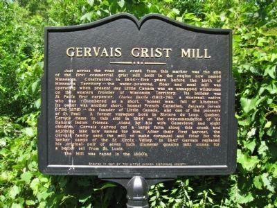 Gervais Grist Mill Marker image. Click for full size.