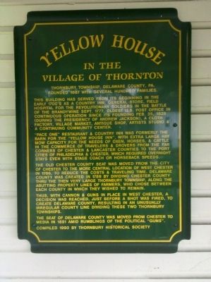 Yellow House Marker image. Click for full size.