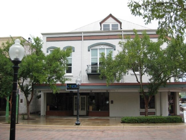 Site of First Movie House image. Click for full size.