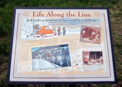 Life Along the Line Marker image. Click for full size.