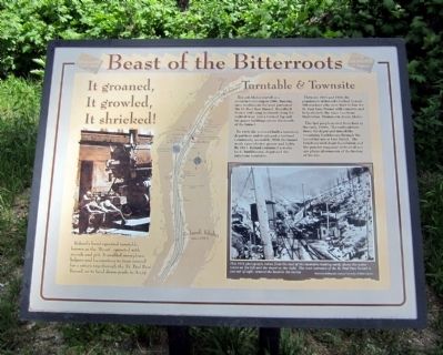 Beast of the Bitterroots Marker image. Click for full size.