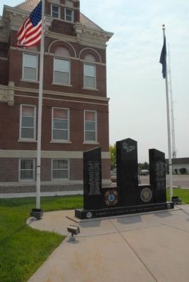 Thomas County Kansas Veterans Memorial Marker image. Click for full size.