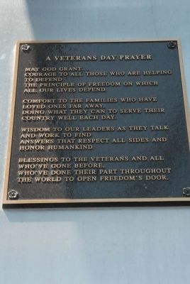 Burlington County Colorado Veterans Memorial Marker image. Click for full size.