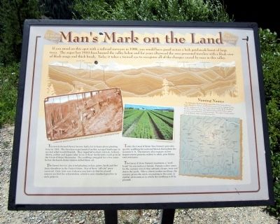 Man’s Mark on the Land Marker. Click for full size. Man’s Mark on the Land Marker image. Click for full size.