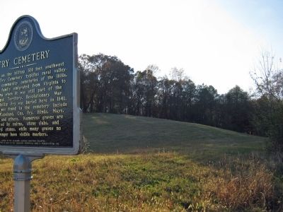 Street view of Fry Cemetery location - Old Marker image. Click for full size.