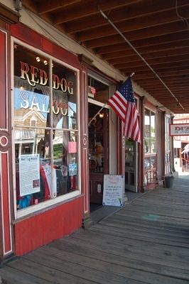 Red Dog Saloon. Click for full size. Red Dog Saloon image. Click for full size.