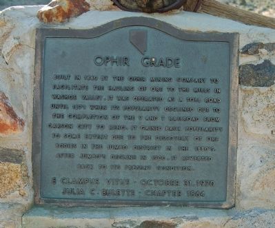 Ophir Grade Marker. Click for full size. Ophir Grade Marker image. Click for full size.