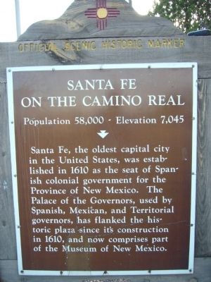Santa Fe Marker image. Click for full size.