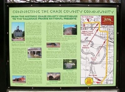 Connecting the Chase County Community Marker image. Click for full size.