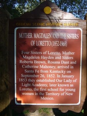 Mother Magdalen and the Sisters of Loretto Marker image. Click for full size.
