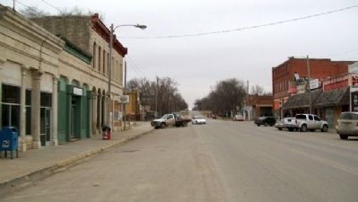 Looking North On Cottonwood Street, Strong City image. Click for full size.