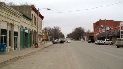 Looking North On Cottonwood Street, Strong City image. Click for full size.